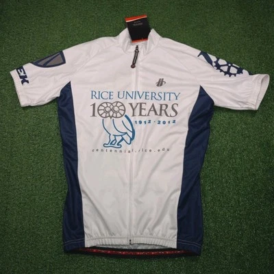 NUEVO Jersey de Ciclismo Rice University Owls 2012 Nuevo con Etiquetas Bicicleta Ciclismo Para Hombres Mediano  Foto 1 de 4