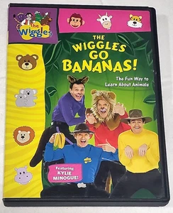 The Wiggles Go Bananas DVD Kylie Minogue Learn About Animals Monkey Man - Picture 1 of 2