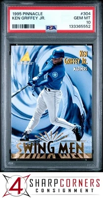 Pinnacle #304 Ken Griffey Jr. Mariners Hof 1995 PSA 10 Foto 1 de 3