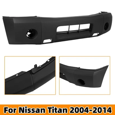 For Nissan Titan 2004-2014 Front Bumper Cover Assembly Painted 620227S020 - Image 1 of 4