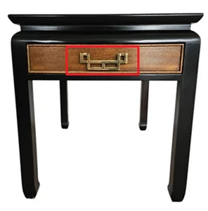 Century Mueble Ming Mesa auxiliar, tocador cajón tirador, herrajes de repuesto - Imagen 1 de 7