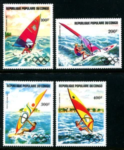 Congo C305-308, MNH, Yachts Olympics x5505 - Picture 1 of 1