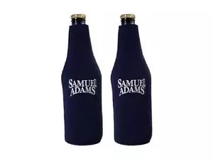 SAM ADAMS SAMUEL ADAMS 2 BOTTIGLIE REFRIGERATORE COOZIE COOLIE KOOZIE HUGGIE NUOVO - Foto 1 di 1