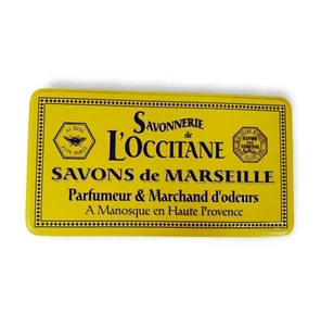 L'occitane Shea Soap Savons De Marseille Tin Bar Set France - Picture 1 of 3