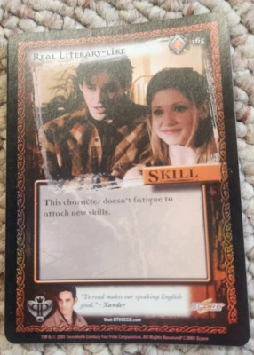 Buffy CCG - Real Literary-Like (Pergamum Prophecy #165) Foil - Image 1 of 2