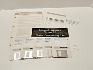 Logiciel original vintage Microsoft Windows Presentation Manager 2.0 1987 3,5" - Photo 1/6