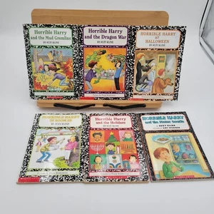 Menge 6 schreckliche Harry Serie von Suzy Kline Taschenbuch Kapitel Bücher einige Gebrauchsspuren - Bild 1 von 16