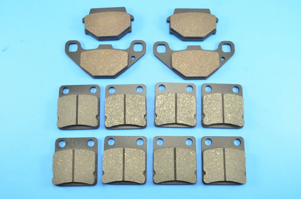 12 pastillas de freno delanteras traseras para Suzuki LT-A 500 LTA LTA500 Vinson 4x4 2003-2007 Foto 1 de 1