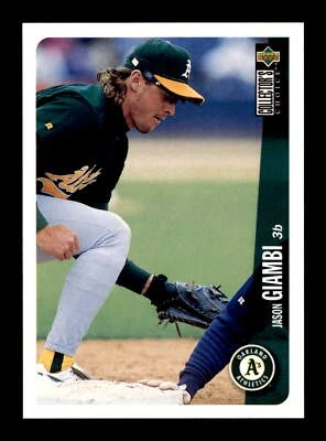 1996 Collector's Choice #243 Jason Giambi Oakland Athletics Baseball Card - Image 1 of 2
