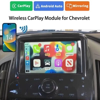 Módulo inalámbrico Apple CarPlay apto para Chevrolet Volt 2012 interfaz automática Android Foto 1 de 4