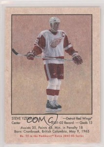2002-03 ITG Parkhurst Retro Steve Yzerman #22 HOF