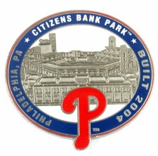Philadelphia Phillies Citizens Bank Park Pin - Philadelphia, PA / Built 2004- Li