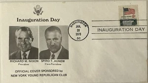 New York Young Republican Club Inauguration Day 1973 Richard Nixon Spiro Agnew - Picture 1 of 1