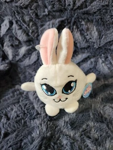 Ganz Htf  Silly Scoops Marshmallow Bunny Stuffed Rabbit  3" Plush Easter - Picture 1 of 4