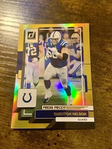 Quenton Nelson - Colts 🏈 Refractor Raro 💥 Holo de Oro a Prueba de Prensa - Imagen 1 de 1