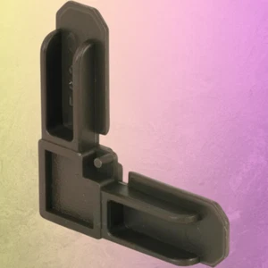 Pack of 50 MP7728-50 Screen Frame Corner 5/16 inch x 3/4 inch Bronze Plastic - Picture 1 of 5