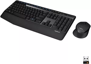 Logitech MK345 Wireless Combo Full-Sized Keyboard with Palm Rest and Comfortable - Picture 1 of 10