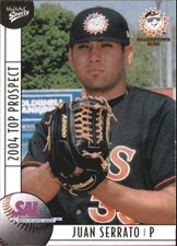 2004 South Atlantic League Top Prospects Multi-Ad #28 Juan Serrato