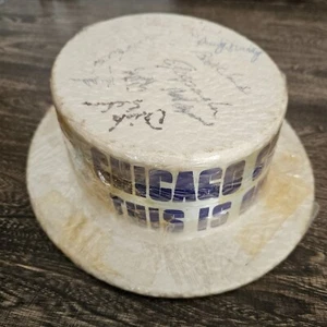4 HOF 1960s Auto Autograph Signed Chicago Cubs Hat Banks Jenkins Santo Williams - Picture 1 of 11