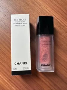 Chanel Les Beiges Eau De Blush Water Fresh Blush Intense Coral 15 ml / 0.5 oz - Picture 1 of 4