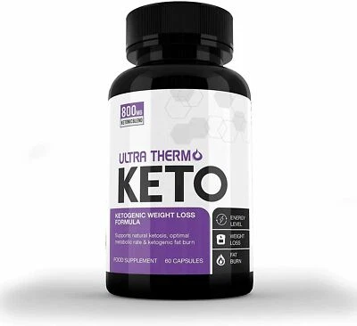 ULTRA THERMO KETO (60 CAPS) - KETOGENIC WEIGHT LOSS FORMULA FAT BURNER