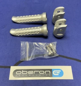 Oberon Foot Pegs Left & Right (Silver) Ducati 1199 2012-2014 FPR-0024 - Picture 1 of 12