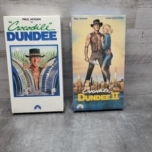 Crocodile Dundee 1 & 2 New Sealed VHS Very Good Condition! Paul Hogan - Picture 1 of 16
