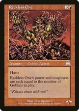 Reckless One Onslaught PLD Red Uncommon MAGIC THE GATHERING MTG CARD ABUGames