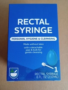 8 oz Anal Vaginal Bulb Douche Enema Rectal Colonic Irrigation Syringe Cleaner 9z - Picture 1 of 6