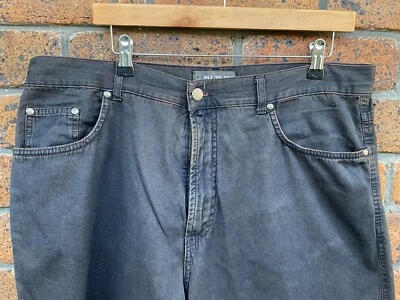 Pantalones de mezclilla/chinos ligeros de algodón Pal Zileri para hombre 38”/97 cm hechos en Italia Foto 1 de 4