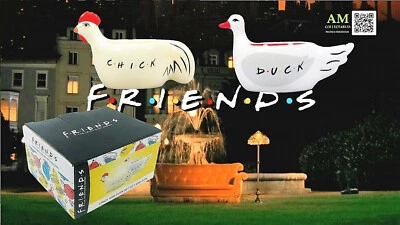 Amis - Coquetier Set - 2 Oeufs Cups - Poussin & Canard - Half Moon Bay - - Photo 1/4