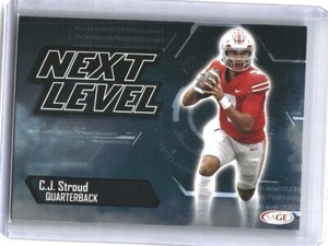 2023 Sage Football C.J. Stroud Ohio State Buckeyes Next Level Rookie #81 #2 Pick