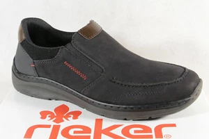 Rieker Half Shoes Slippers Sneakers Black New - Picture 1 of 8