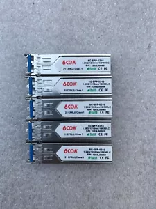 6COM 6C-SFP-0310 1.25G 1310nm 10 km/LC compatibile con dispositivi Cisco - Foto 1 di 4