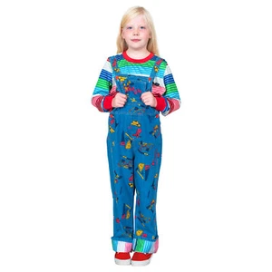 Kids Toddler Chucky Killer Doll Good Guy Replica Halloween Cosplay Costume - Picture 1 of 12