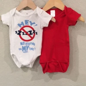 DG Baby Bambini Baby Boys Sz 3-6M Bodysuit Set 100% Cotton - Picture 1 of 15