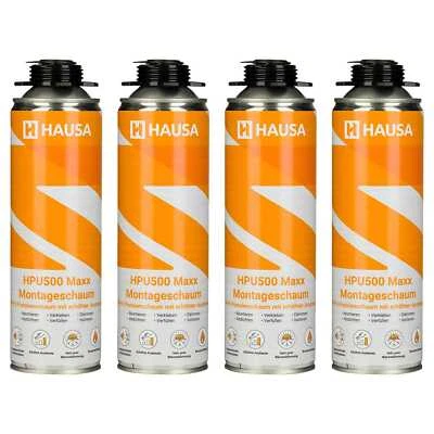 Espuma de construcción espuma de montaje espuma de pistola HPU500 Maxx 4x 500 ml a 48L gris