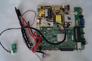 MAIN BOARD CV9202H-DWP PSU CVB2005 FOR 28" GOODMANS G28227F-LED TV, ST2751A01-4 - Picture 1 of 7
