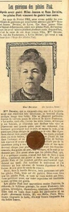 GENEALOGIE / LYON ( RUE DES FANTASQUES ) MME DEVAISE / PUBLICITE PINK 1908 - Foto 1 di 1