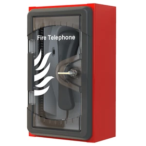 C-Tec EVC302RLK Red Fire Telephone Outstation with Handset and key Lockable - Picture 1 of 2