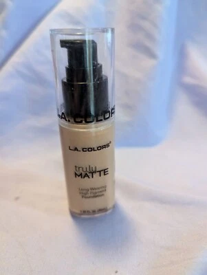 L.A. Colors Truly Matte Foundation Warm Honey Long-Wearing High Pigment - Image 1 of 2