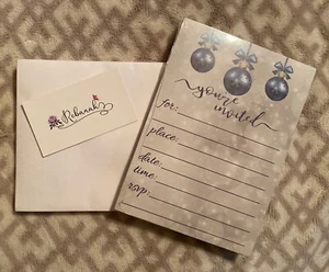 Christmas Party Invitations-25 pack with Envelopes. Joyous Fun And Classic! - Picture 1 of 6