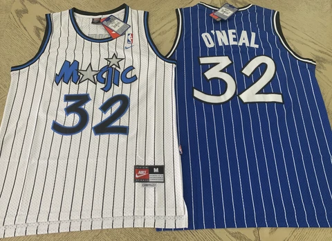⭐NEW Orlando MAGIC Shaquille O'Neal Jersey Rare Throwback Hardwood STITCHED #32 Cover