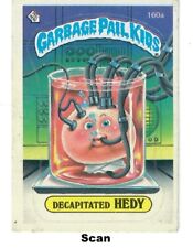  "DECAPITATED HEDY"  (#160a)  Topps Garbage Pail Kids Sticker Card  #R197