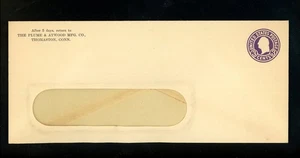 US Postal Stationery U436fw Unused Envelope 3c Washington Die 9 Window 1932 - Picture 1 of 2