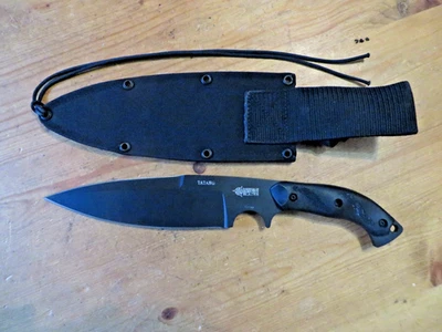 BLACKHAWK! Tatang Fixed Blade Tactical Knife 8.6" Drop Point 1085C Tool Steel Bl - Image 1 of 4