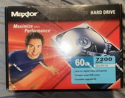 Maxtor DiamondMax Ultra Series 200GB 7200RPM L01P200 ATA/133 Hard Drive NEW - Image 1 of 4
