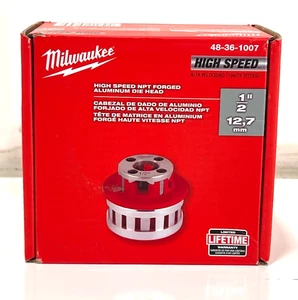 Milwaukee 48-36-1007 1/2" High Speed NPT Forged Aluminum Die Head - Picture 1 of 1