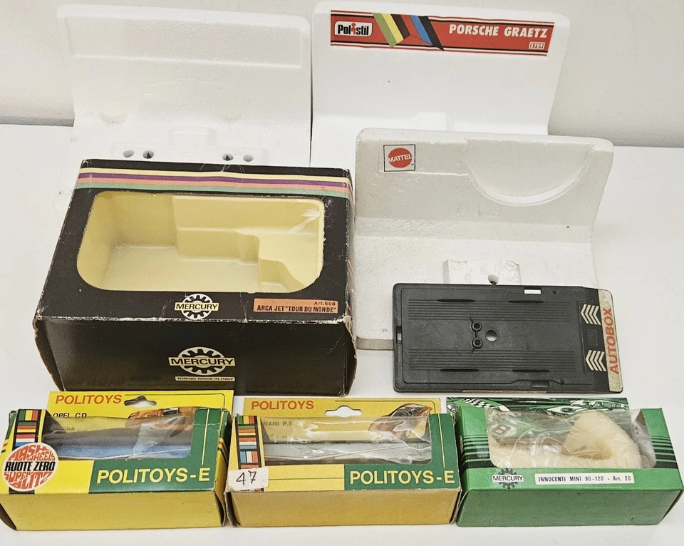 LOTTO SCATOLE ORIGINALI POLITOYS MERCURY  - 1/43 -  ORIGINAL BOX EMPTY - Immagine 1 di 4