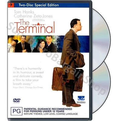 The Terminal (DVD, 2004) PAL Region 2&4 (Tom Hanks, Catherine Zeta-Jones) 2-Disc - Image 1 of 4